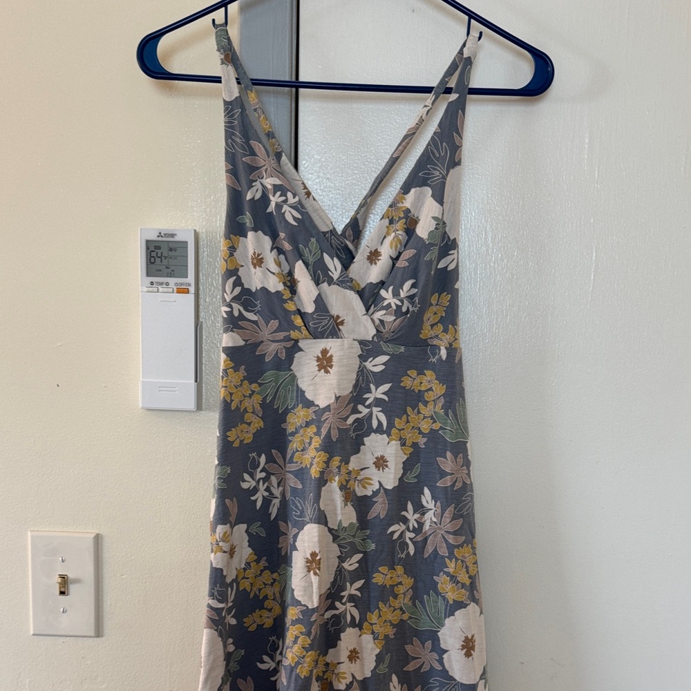 Patagonia Floral V-Neck Maxi Dress Size Small